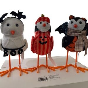 Halloween Bird Costume Set - White, Red, Black